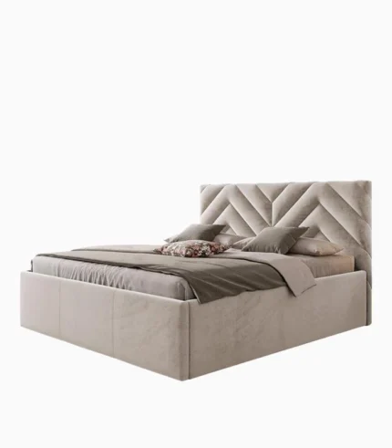 Lit rembourré avec sommier Mangalori