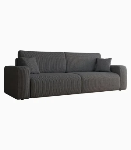 Canapé Easton Cord avec deux coffres de lit et fonction couchage